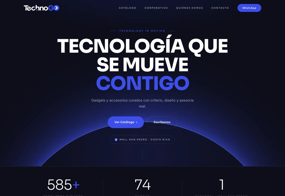 Hero: “Technology that moves with you”, with the catalogue and WhatsApp one click away (in Spanish)
